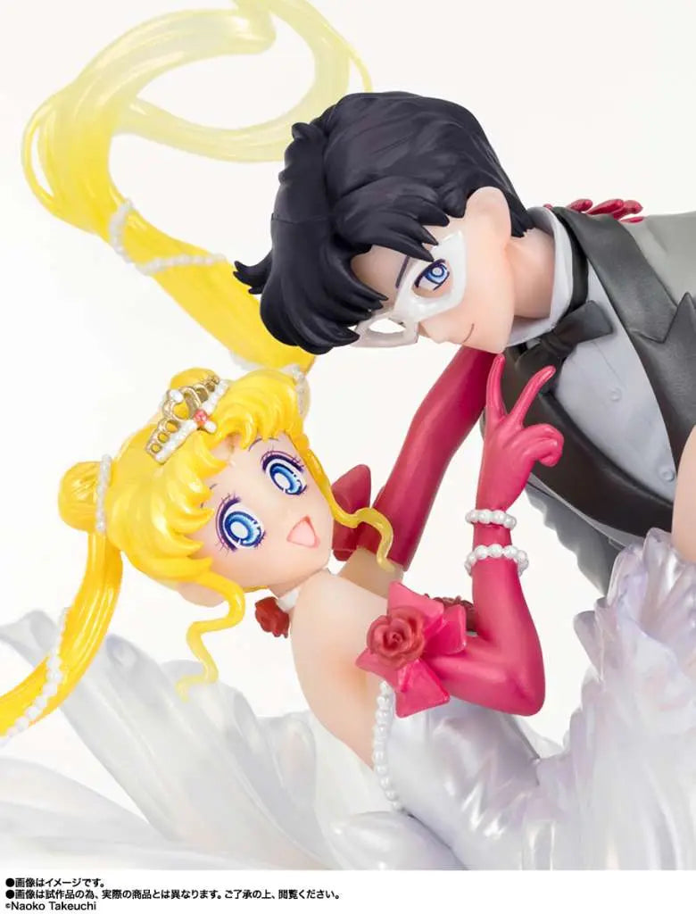 SAILOR MOON USAGI & TUXEDO MASK MOONLIGHT GLOW ED FIGUARTS ZERO CHOUETTE BANDAI
