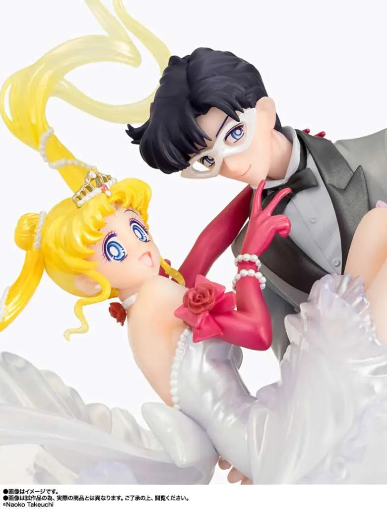 SAILOR MOON USAGI & TUXEDO MASK MOONLIGHT GLOW ED FIGUARTS ZERO CHOUETTE BANDAI