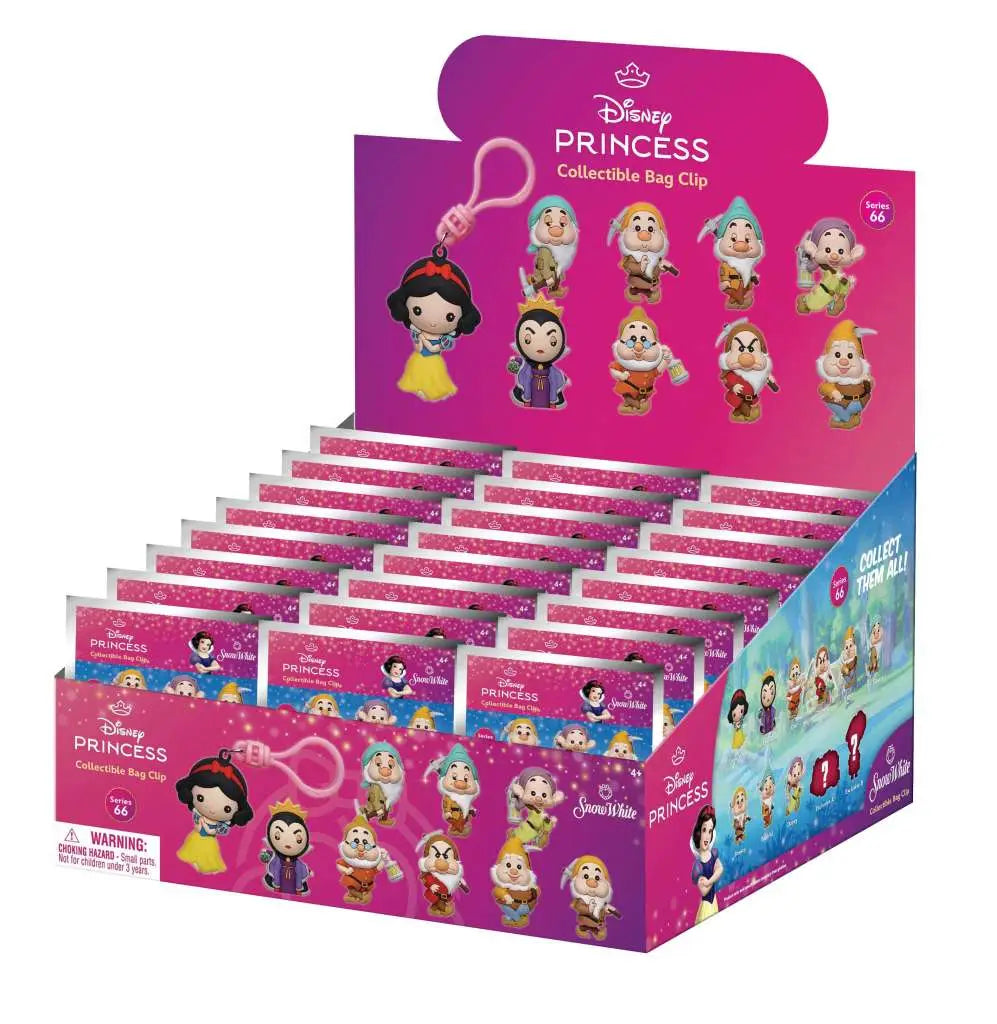 SNOW WHITE CLASSIC BAG CLIP BLIND BOX DISPLAY 24 MONOGRAM