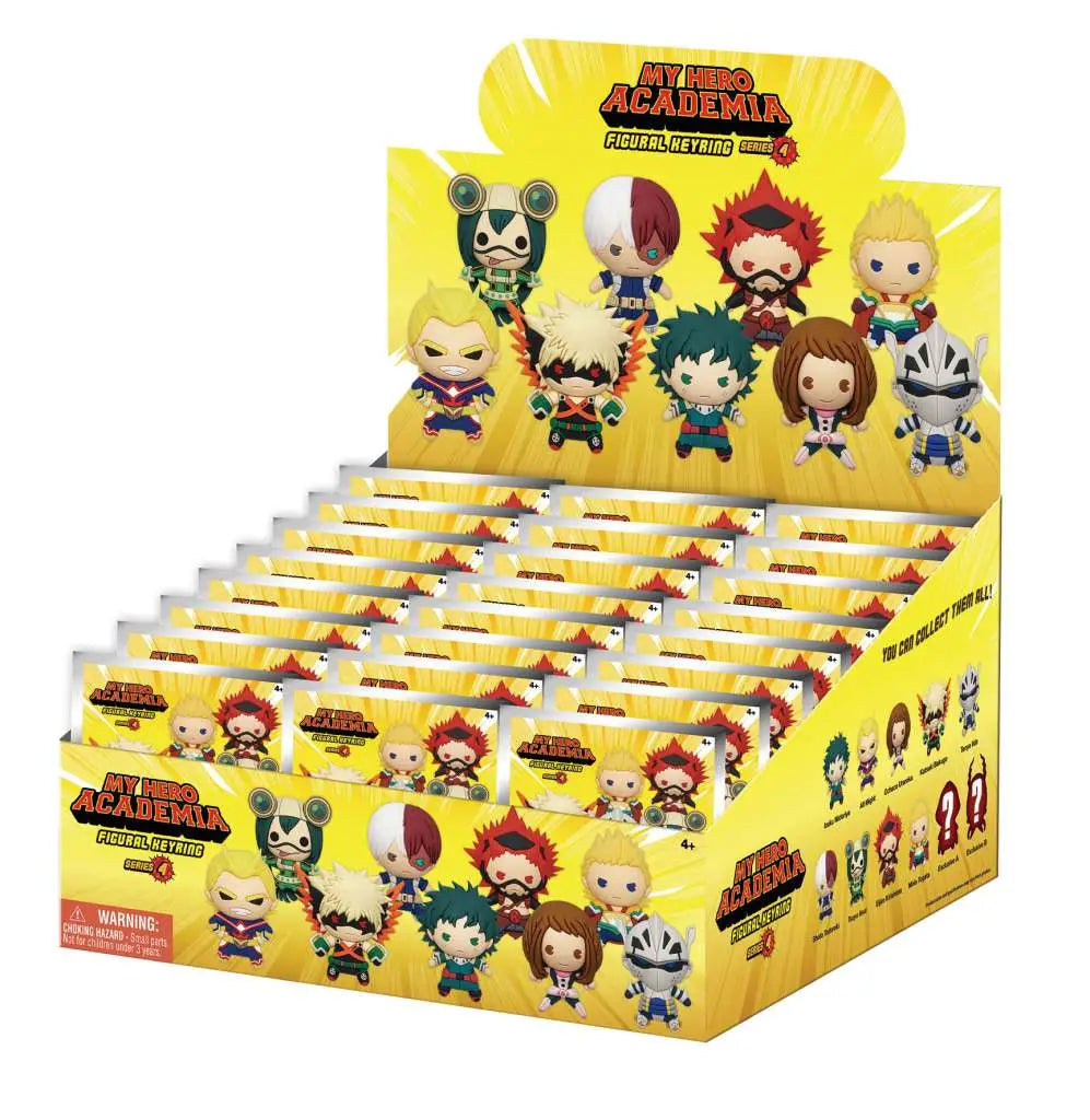 MY HERO ACADEMIA S.4 BAG CLIP BLIND BOX DISPLAY 24 MONOGRAM