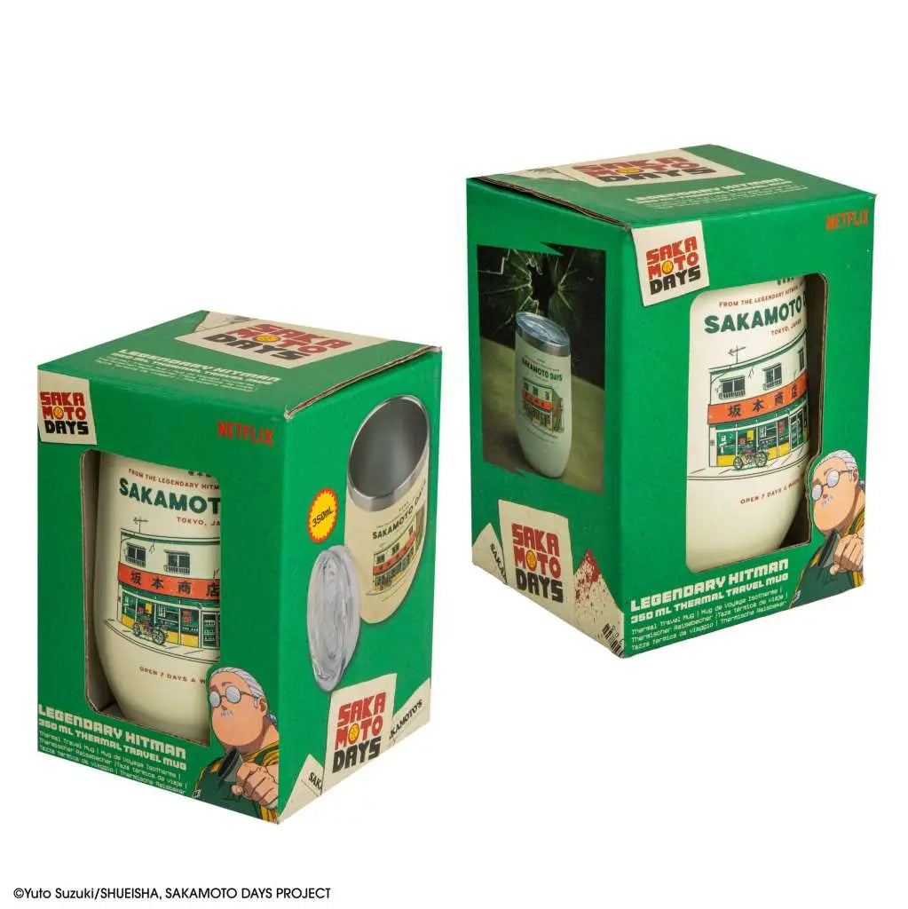 SAKAMOTO DAYS THE LEGENDARY HITMAN THERMAL TRAVEL MUG CINEREPLICAS