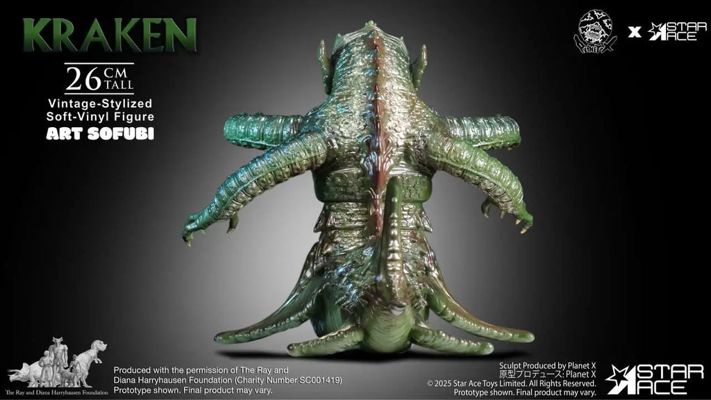 RAY HARRYHAUSEN KRAKEN VINTAGE-STYLIZED SOFT-VINYL STATUE STAR ACE