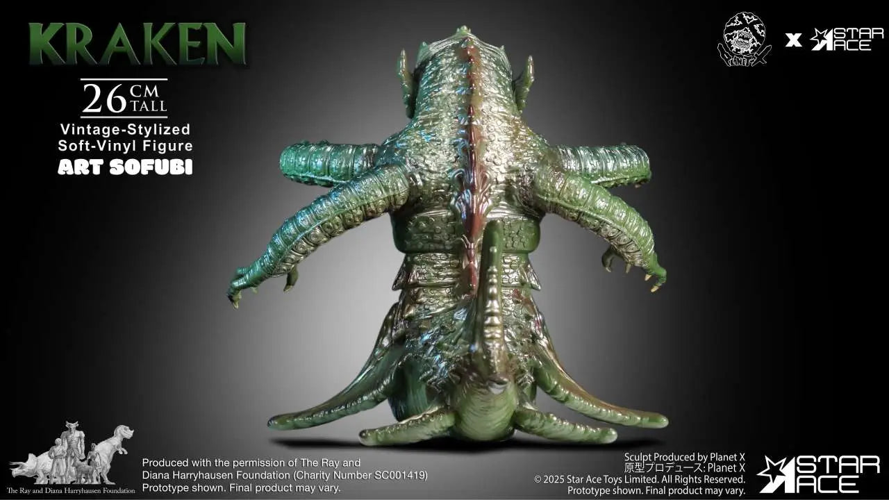 RAY HARRYHAUSEN KRAKEN VINTAGE-STYLIZED SOFT-VINYL STATUE STAR ACE