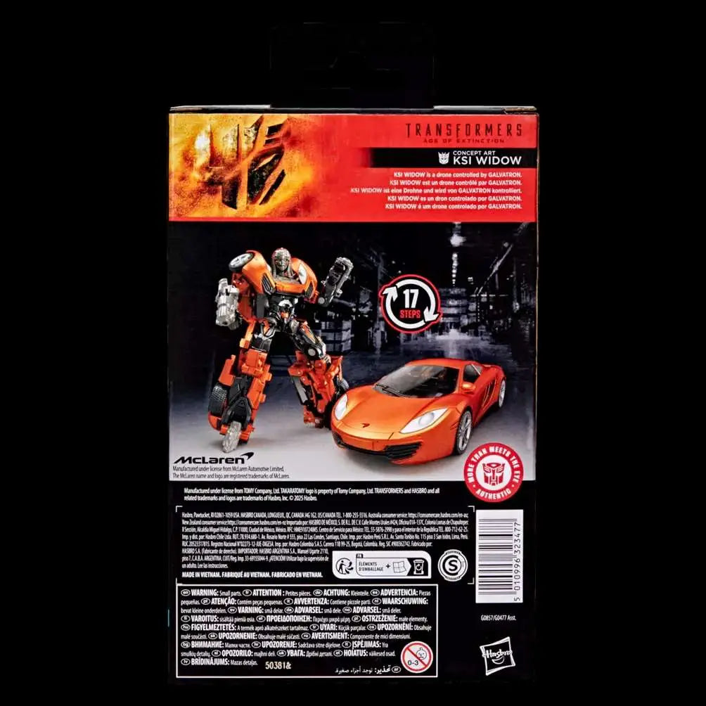TRANSFORMERS STUDIO SERIES AGE OF EXTINCTION WIDOW ACTION FIGURE HASBRO