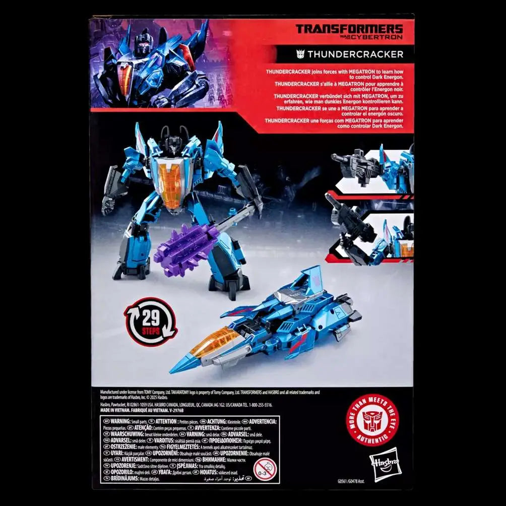 TRANSFORMERS STUDIO SERIES WAR FOR CYBERTRON THUNDERCRACKER ACTION FIGURE HASBRO