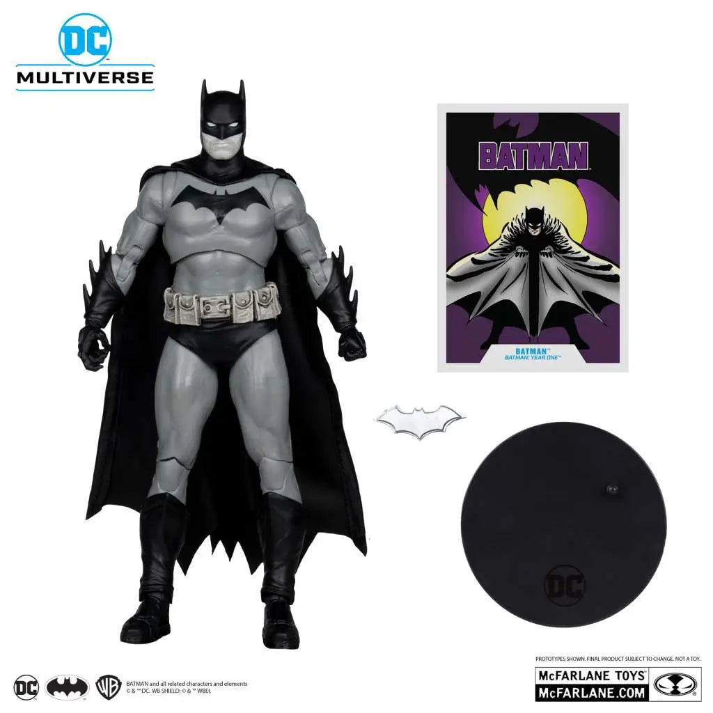 DC MULTIVERSE BATMAN YEAR ONE PT4 GOLD LABEL PLATINUM BATMAN AF McFARLANE TOYS 2025