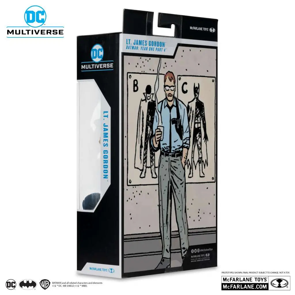 DC MULTIVERSE BATMAN YEAR ONE PT4 GOLD LABEL PLATINUM COMMISSIONER GORDON AF McFARLANE TOYS 2025