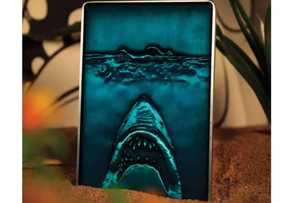JAWS 50TH ANNIVERSARY MOVIE POSTER INGOT FANATTIK