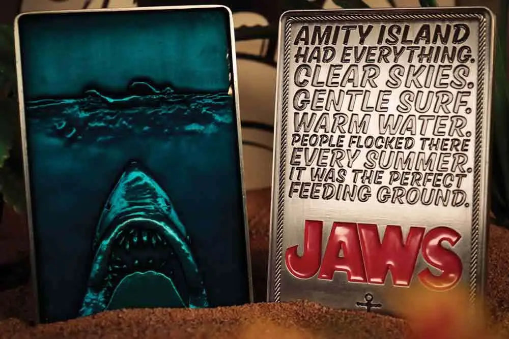 JAWS 50TH ANNIVERSARY MOVIE POSTER INGOT FANATTIK
