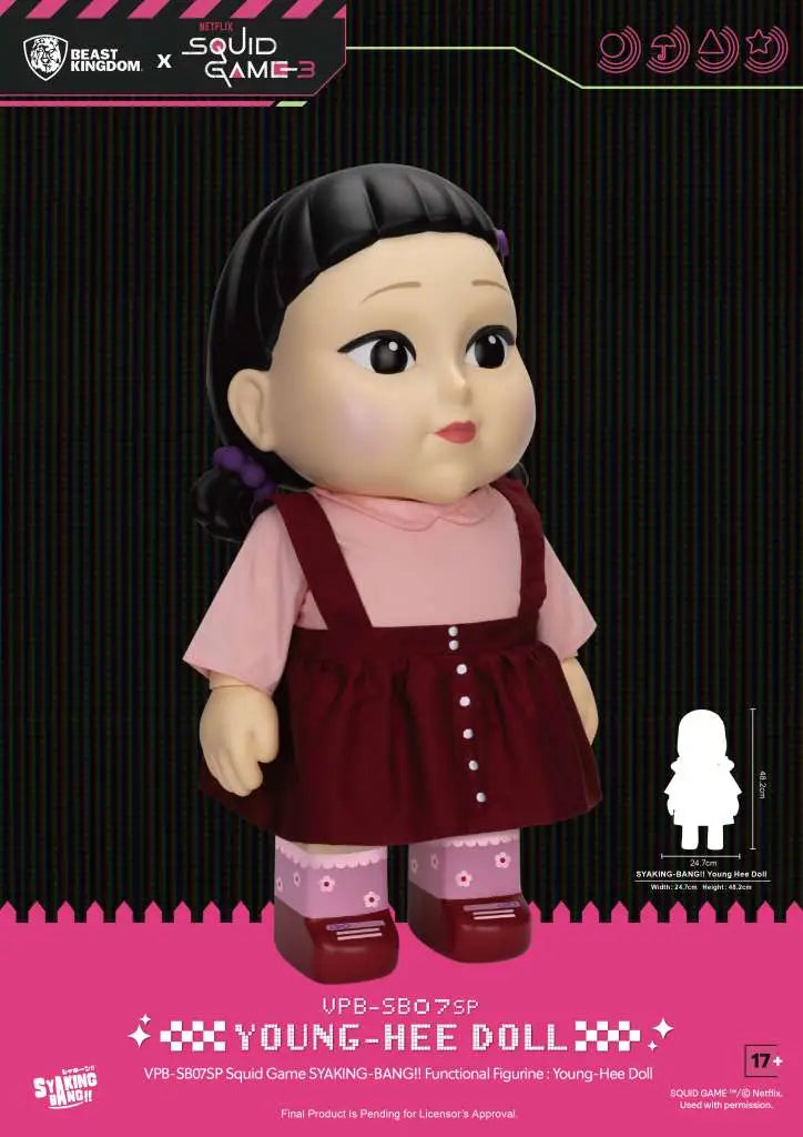 SQUID GAME NETFLIX S3 SYAKING BANG YOUNG HEE DOLL FUNCTIONAL FIGURE BEAST KINGDOM