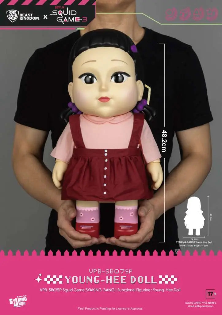 SQUID GAME NETFLIX S3 SYAKING BANG YOUNG HEE DOLL FUNCTIONAL FIGURE BEAST KINGDOM