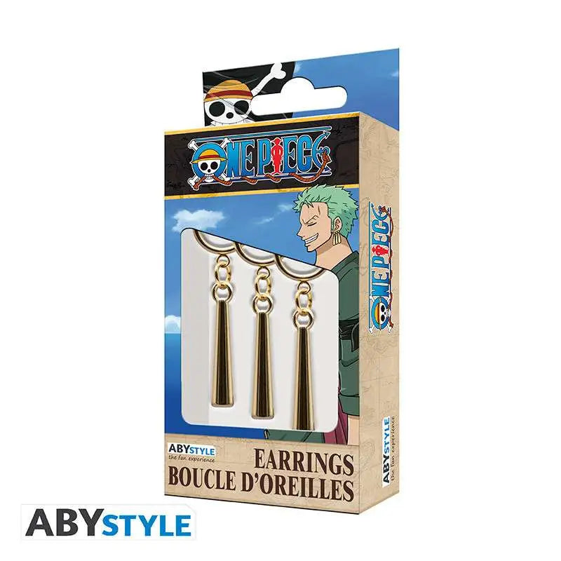 ONE PIECE ZORO 3 EARRINGS REPLICA Abystyle Studio