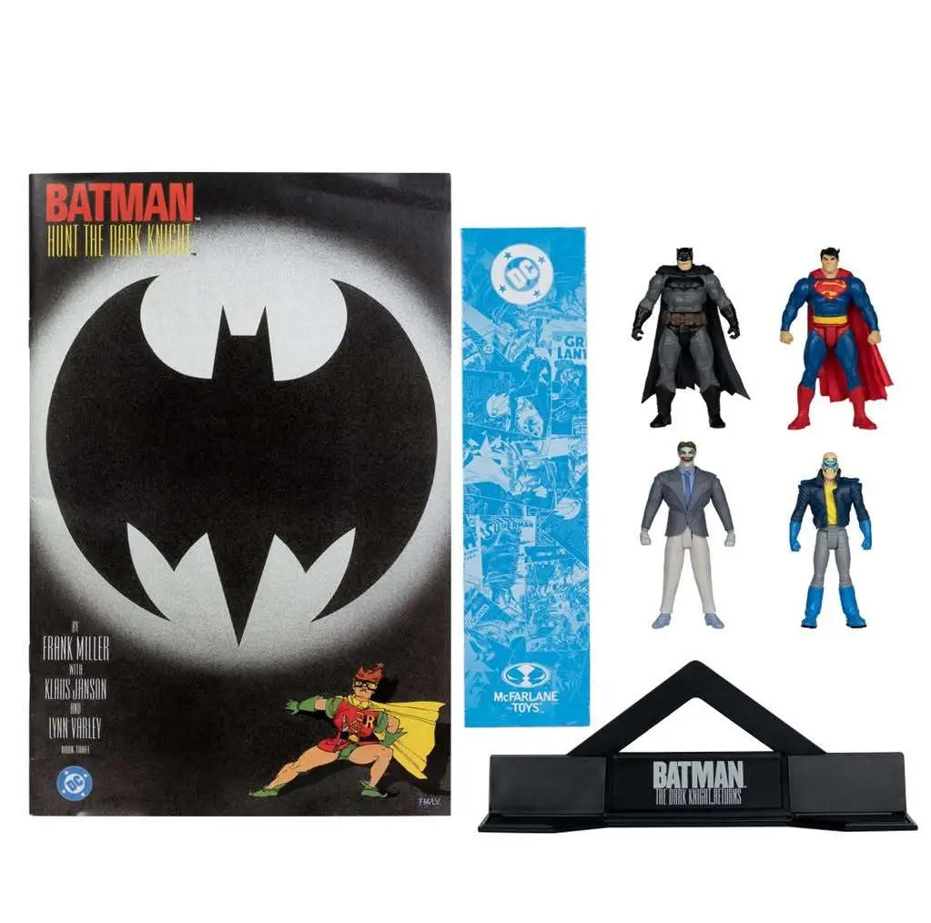 DC DIRECT DARK KNIGHT RETURNS 3INCH COMIC FIGURE 4PK McFARLANE TOYS 2025