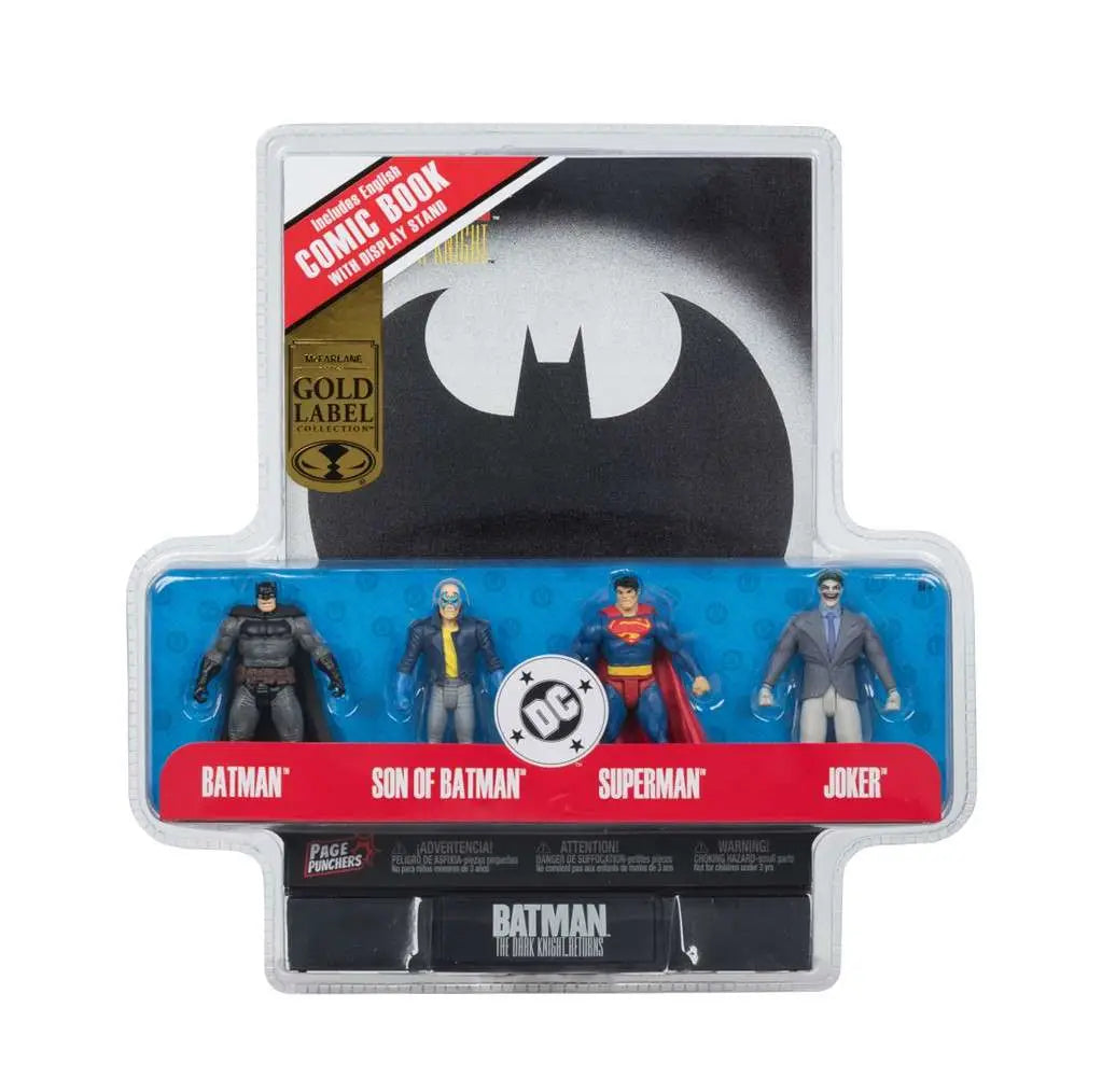 DC DIRECT DARK KNIGHT RETURNS 3INCH COMIC FIGURE 4PK McFARLANE TOYS 2025