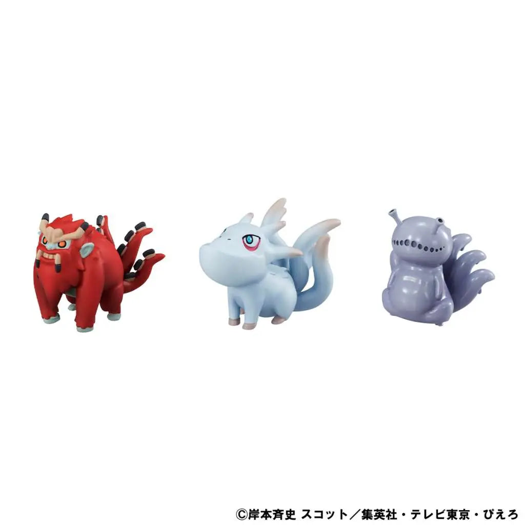 NARUTO SHIPPUDEN GAIDEN UZUMAKI NARUTO & BIJU GEM SET STATUE MEGAHOUSE