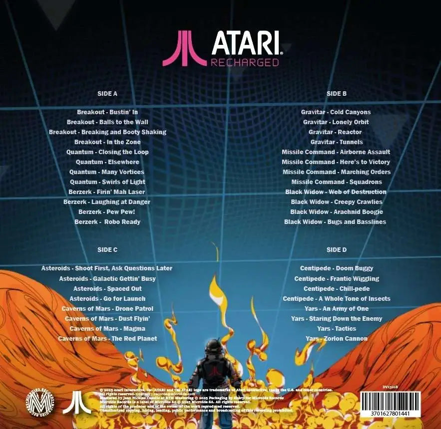 ATARI RECHARGED GAME SOUNDTRACK VINYLS MICROIDS