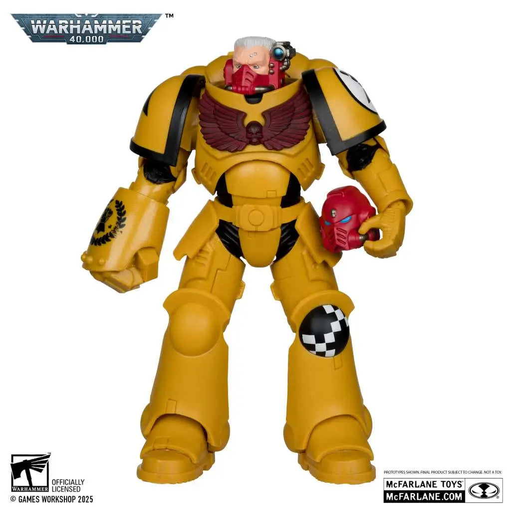 WARHAMMER 40000 INTERCESSOR SERGEANT IMPERIAL FIST GOLD LABEL ACTION FIGURE McFARLANE TOYS 2025