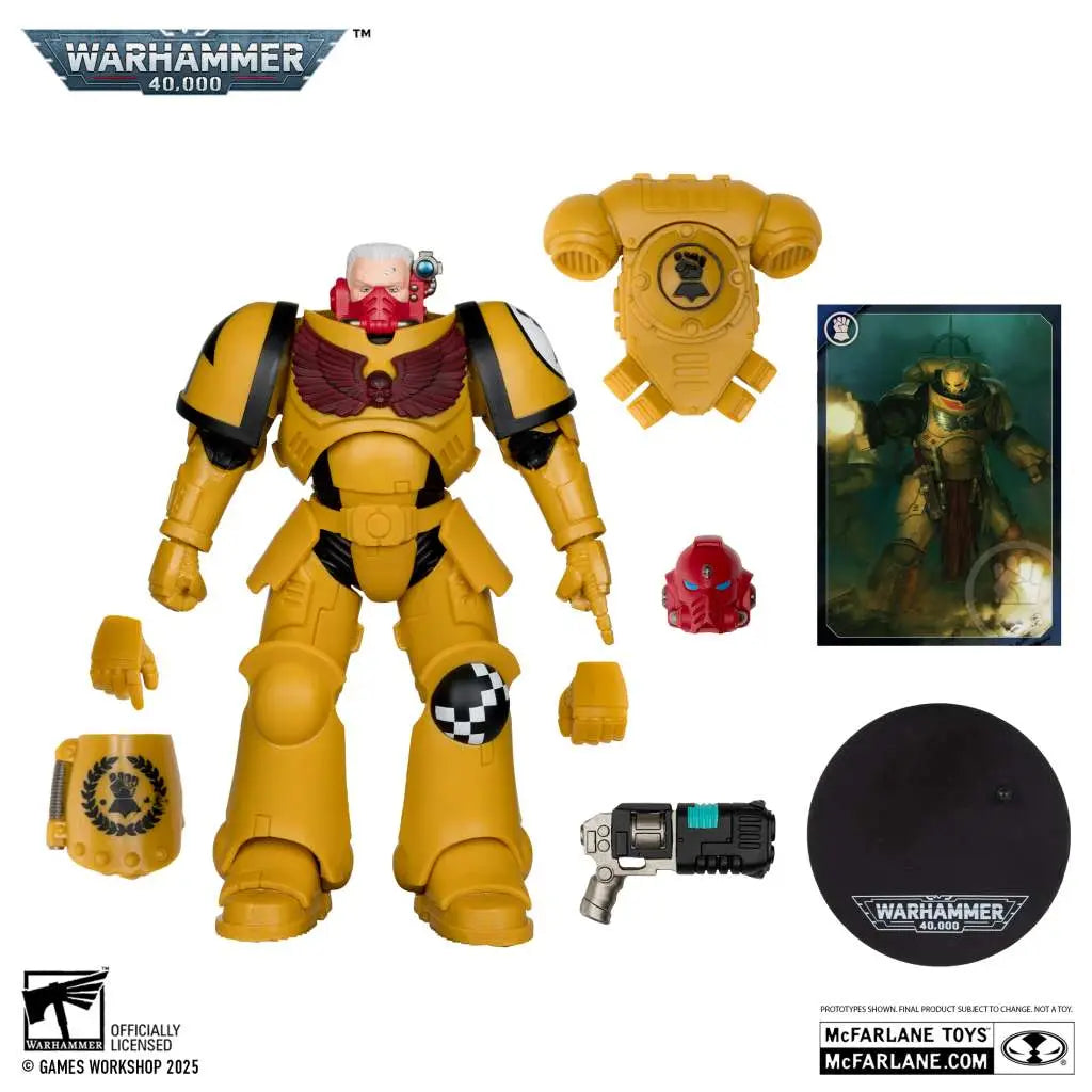 WARHAMMER 40000 INTERCESSOR SERGEANT IMPERIAL FIST GOLD LABEL ACTION FIGURE McFARLANE TOYS 2025