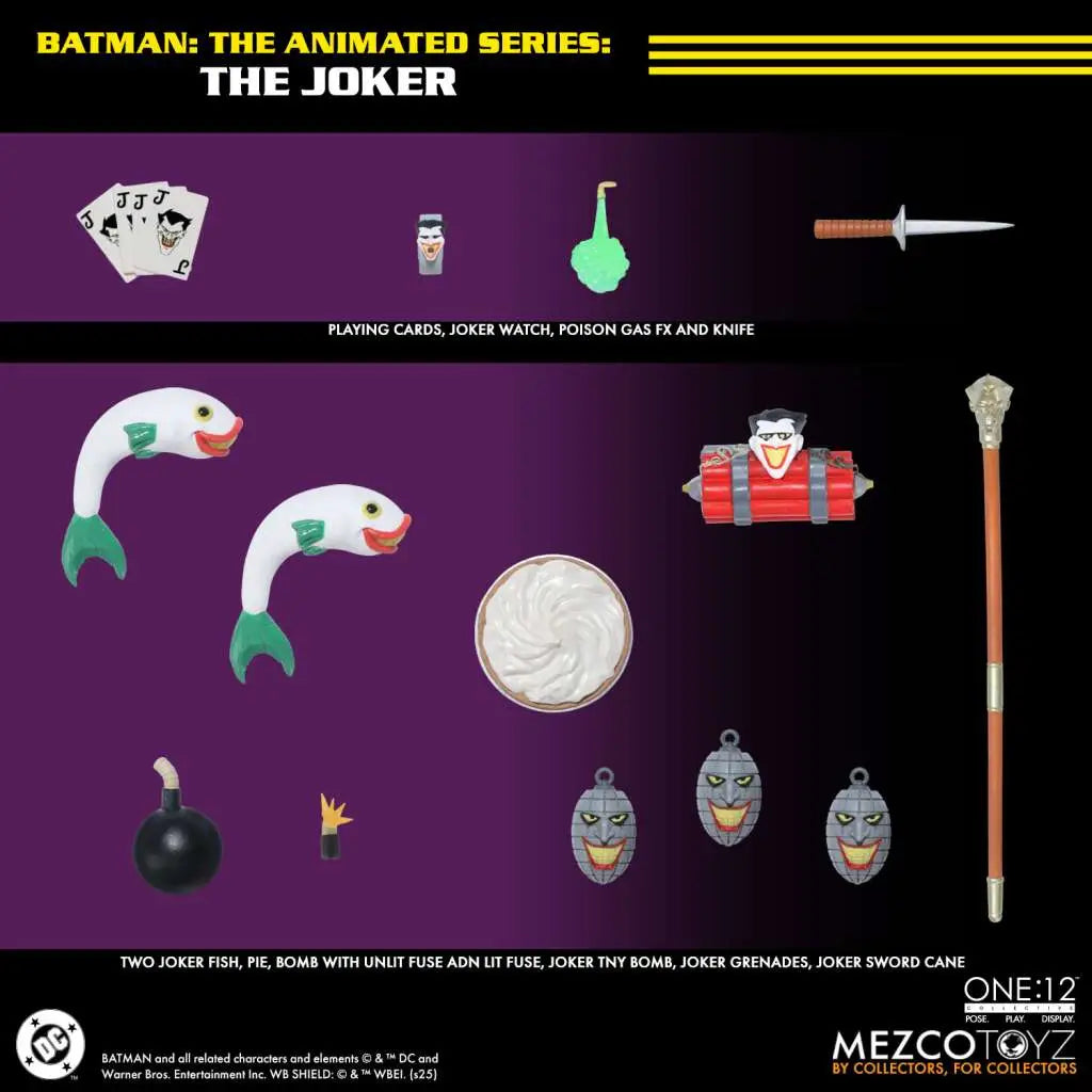 One 12 collective batman the animated series the joker af MEZCO TOYS