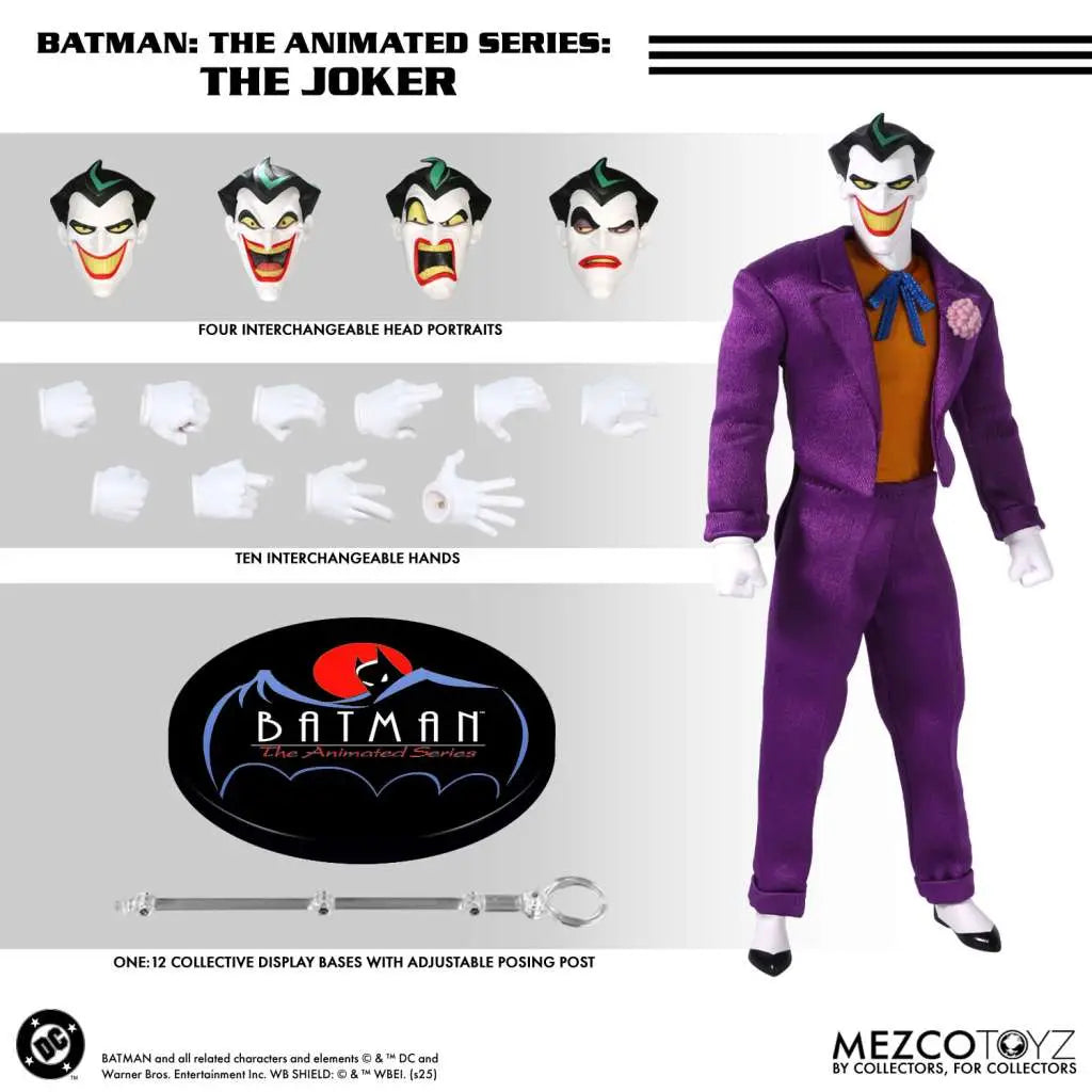 One 12 collective batman the animated series the joker af MEZCO TOYS