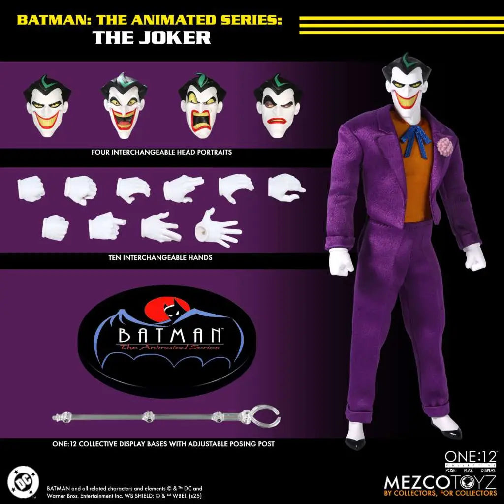 One 12 collective batman the animated series the joker af MEZCO TOYS