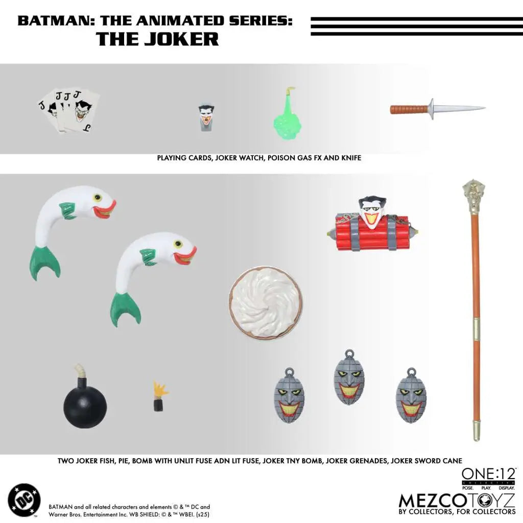 One 12 collective batman the animated series the joker af MEZCO TOYS