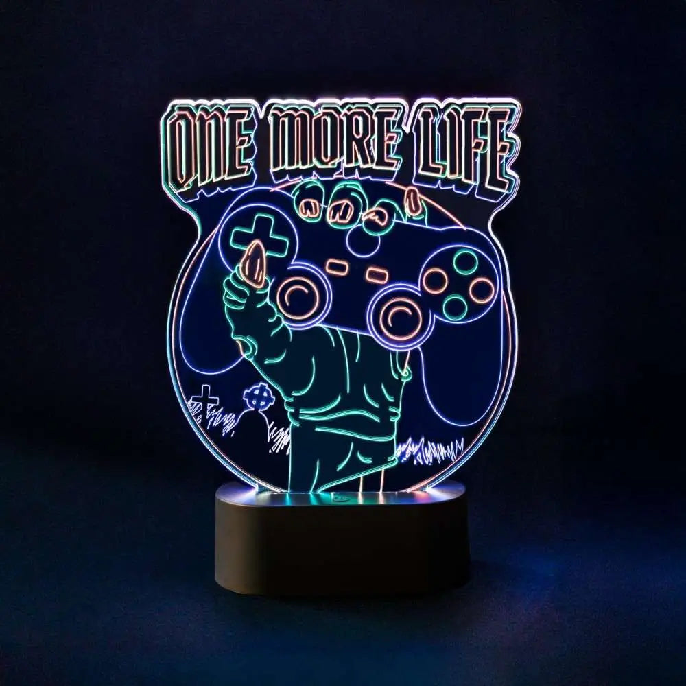 GAMERATION ONE MORE LIFE DESK LED LAMP GRUPO ERIK