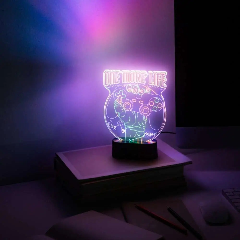 GAMERATION ONE MORE LIFE DESK LED LAMP GRUPO ERIK