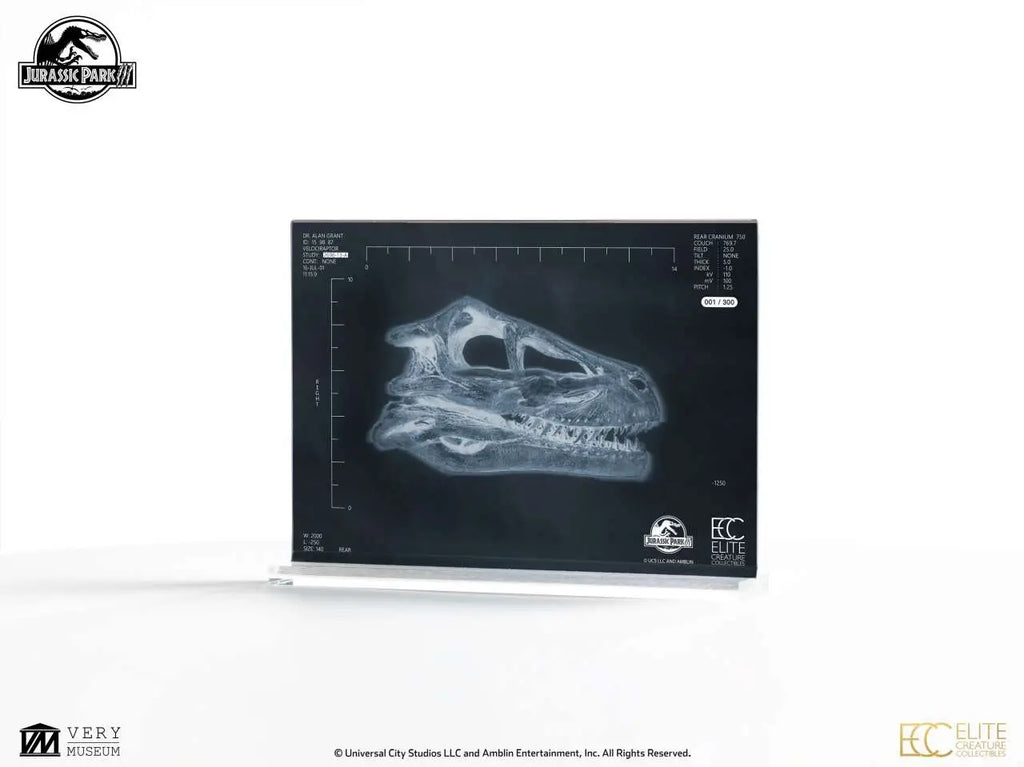 JURASSIC PARK 3 VELOCIRAPTOR RESONATING CHAMBER PROP REPLICA ELITE CREATURE COLLECTIBLES