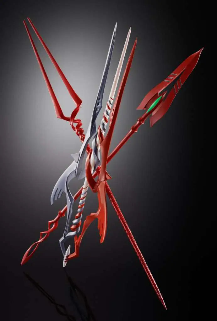 METAL BUILD 3 SPEARS SET FOR EVANGELION 30TH WITH ANOTHER COLOR BANDAI