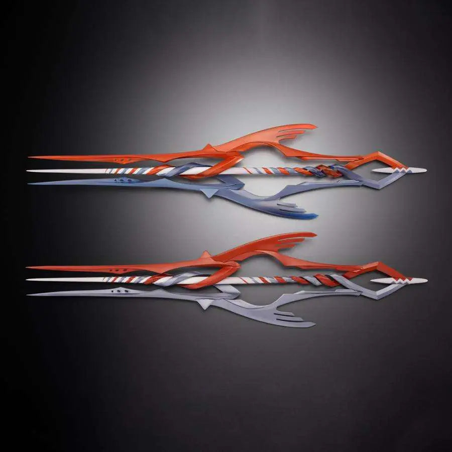 METAL BUILD 3 SPEARS SET FOR EVANGELION 30TH WITH ANOTHER COLOR BANDAI