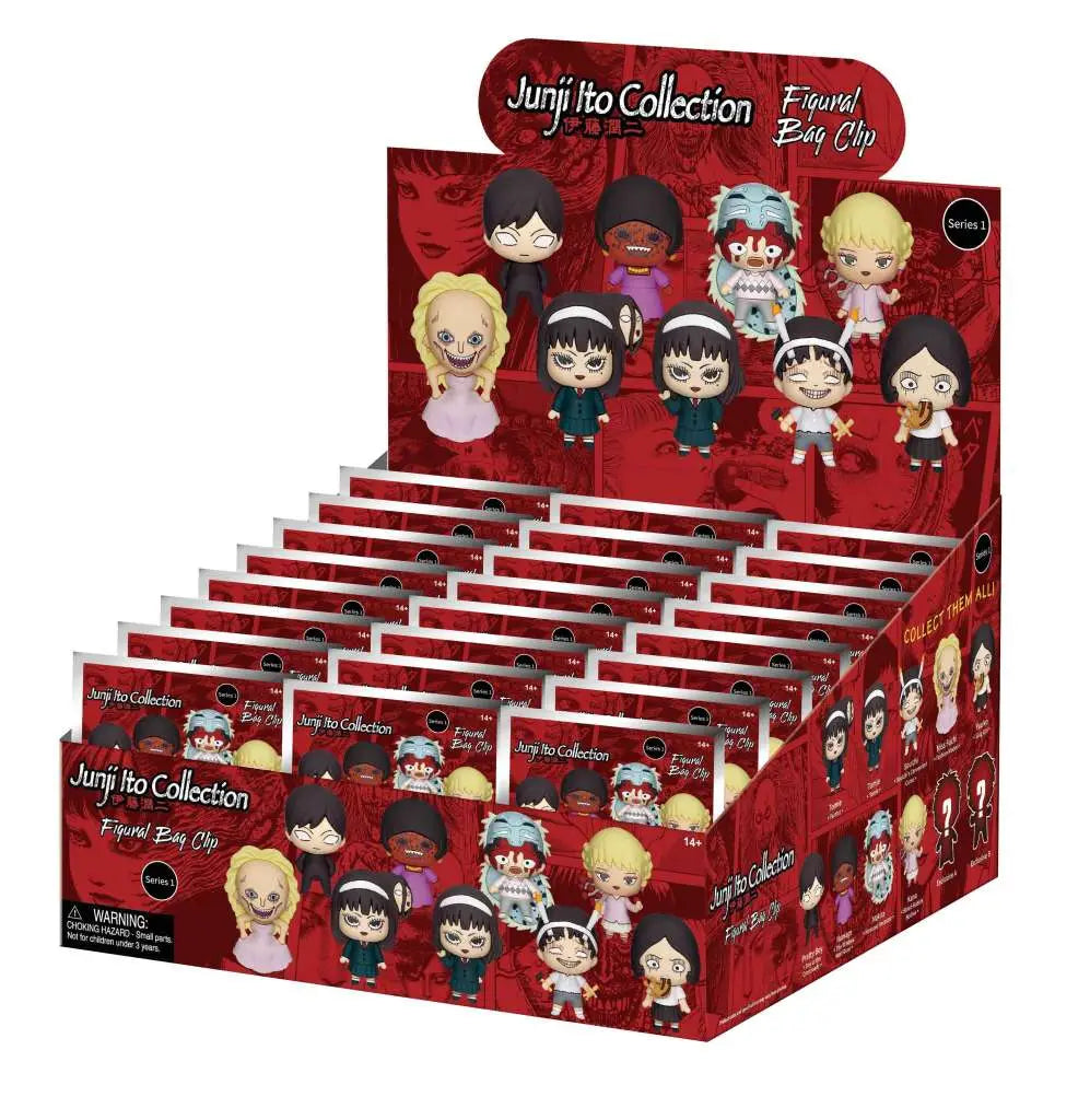 JUNJI ITO S1 BAG CLIP BLIND BOX DISPLAY 24 MONOGRAM