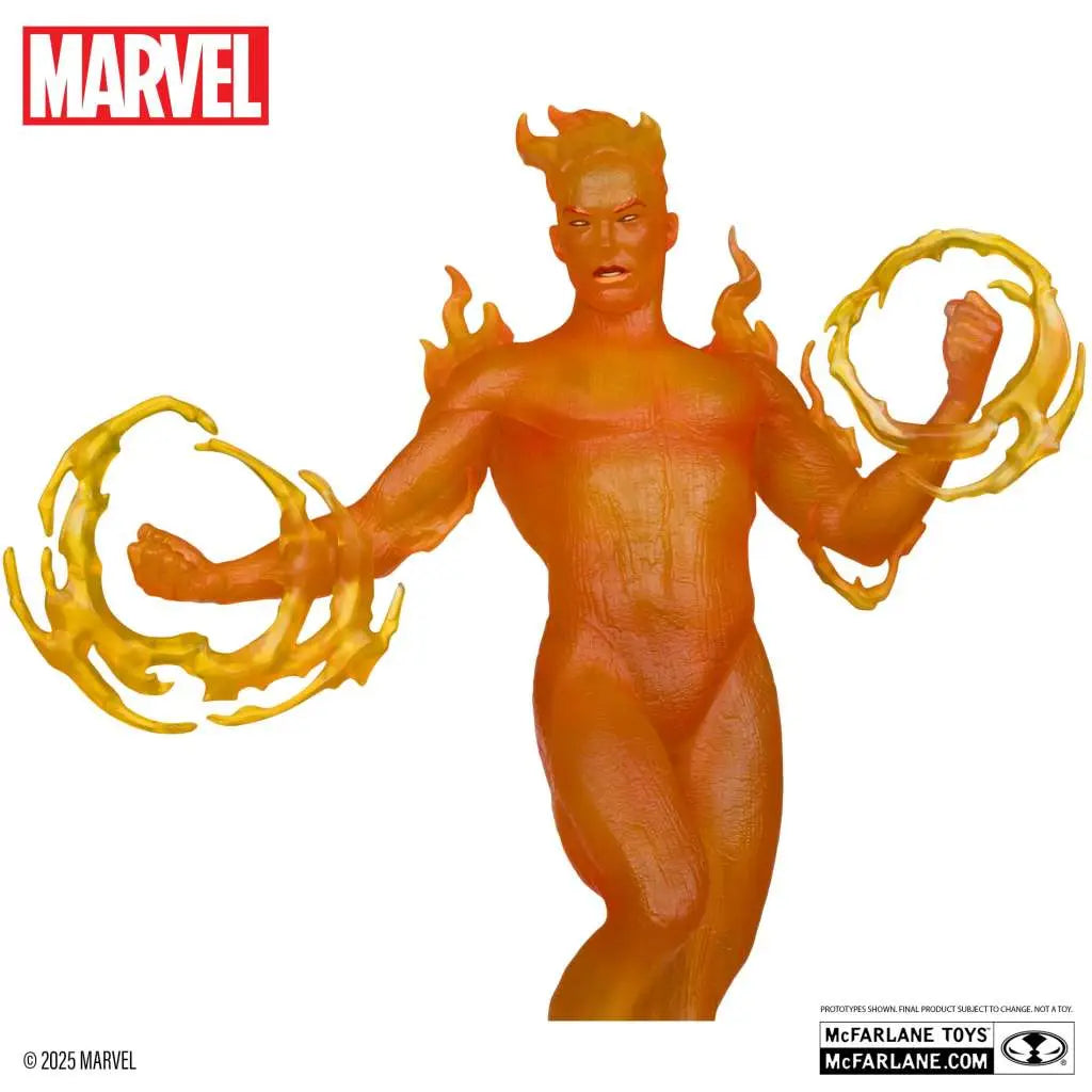 MARVEL COLLECTION W6 1:6 HUMAN TORCH (MARVEL 2-IN-1 #10) FIGURE McFARLANE TOYS 2025