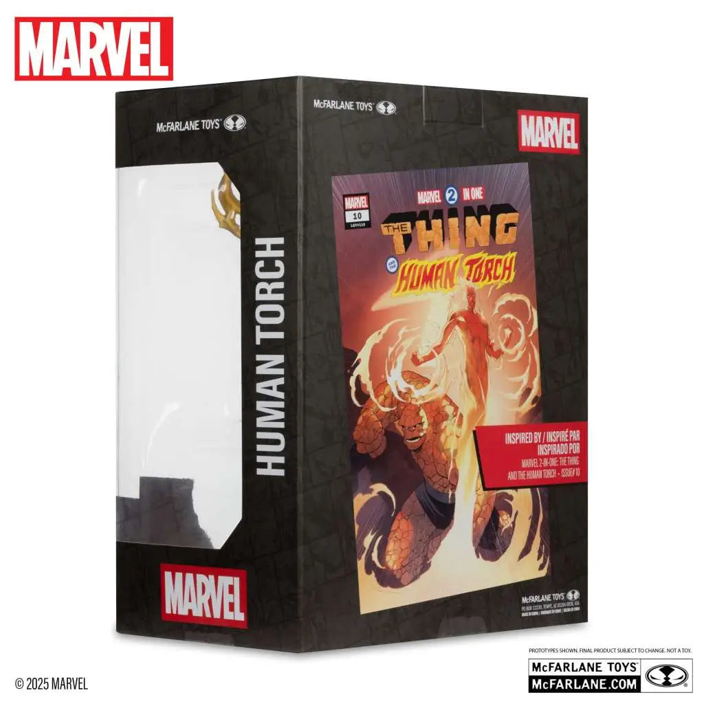 MARVEL COLLECTION W6 1:6 HUMAN TORCH (MARVEL 2-IN-1 #10) FIGURE McFARLANE TOYS 2025