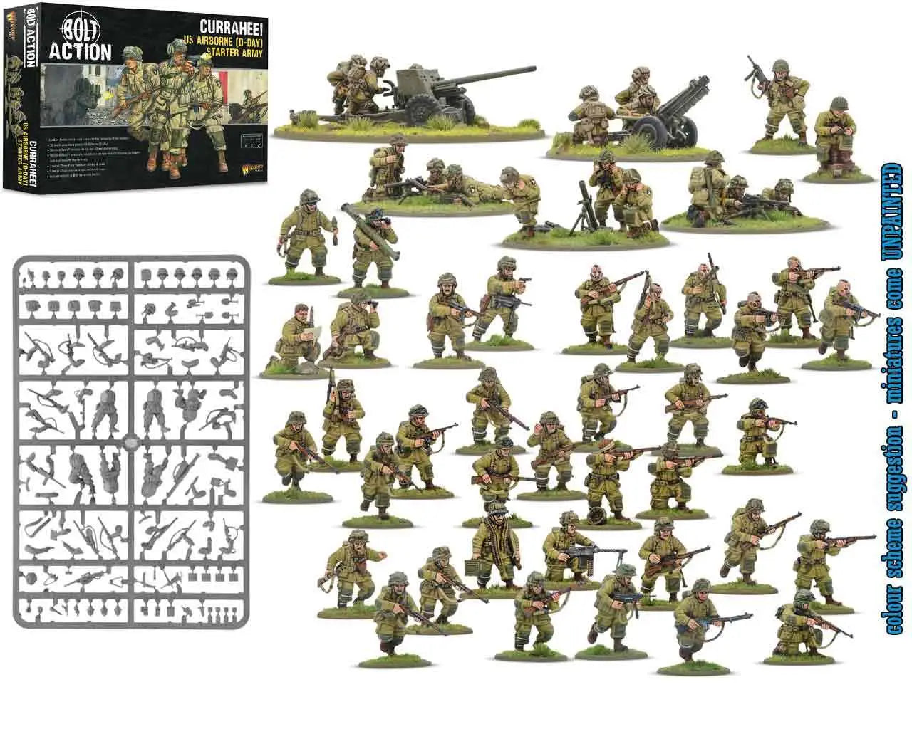 CURRAHEE US AIRBORNE DDAY STARTER ARMY WARLORD GAMES