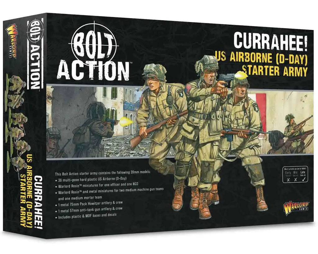 CURRAHEE US AIRBORNE DDAY STARTER ARMY WARLORD GAMES