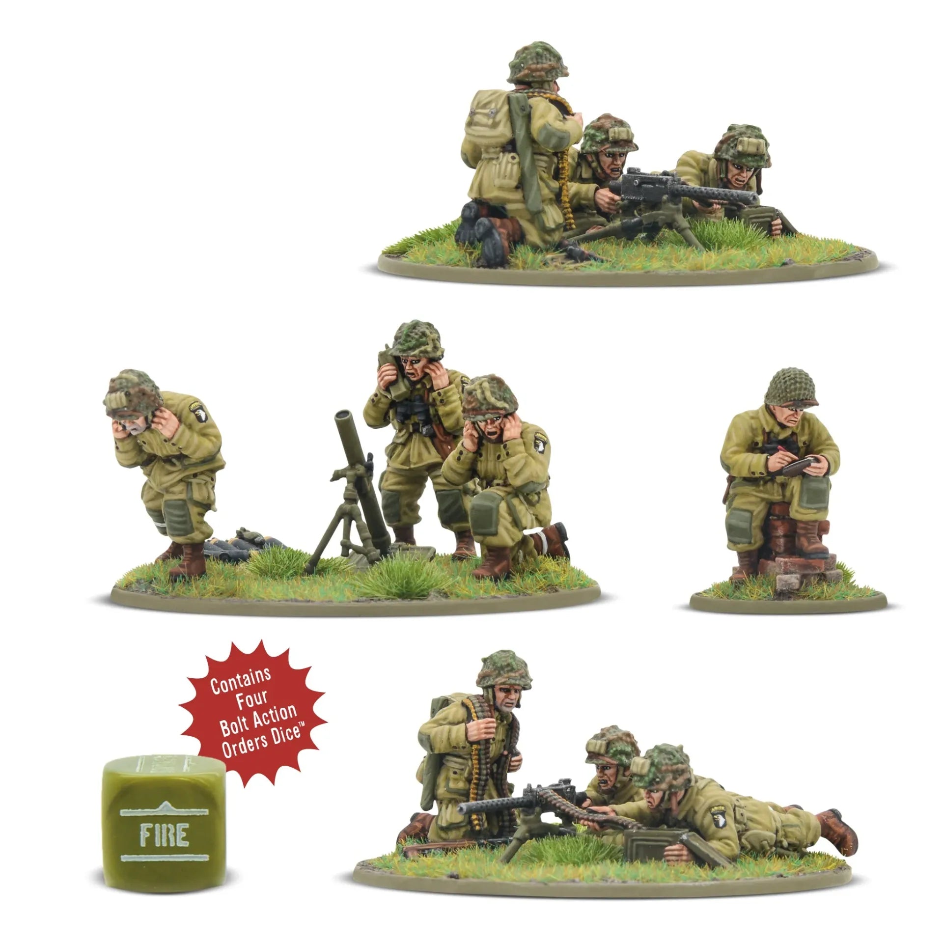 US AIRBORNE DDAY HEAVY WEAPON PLATOON WARLORD GAMES