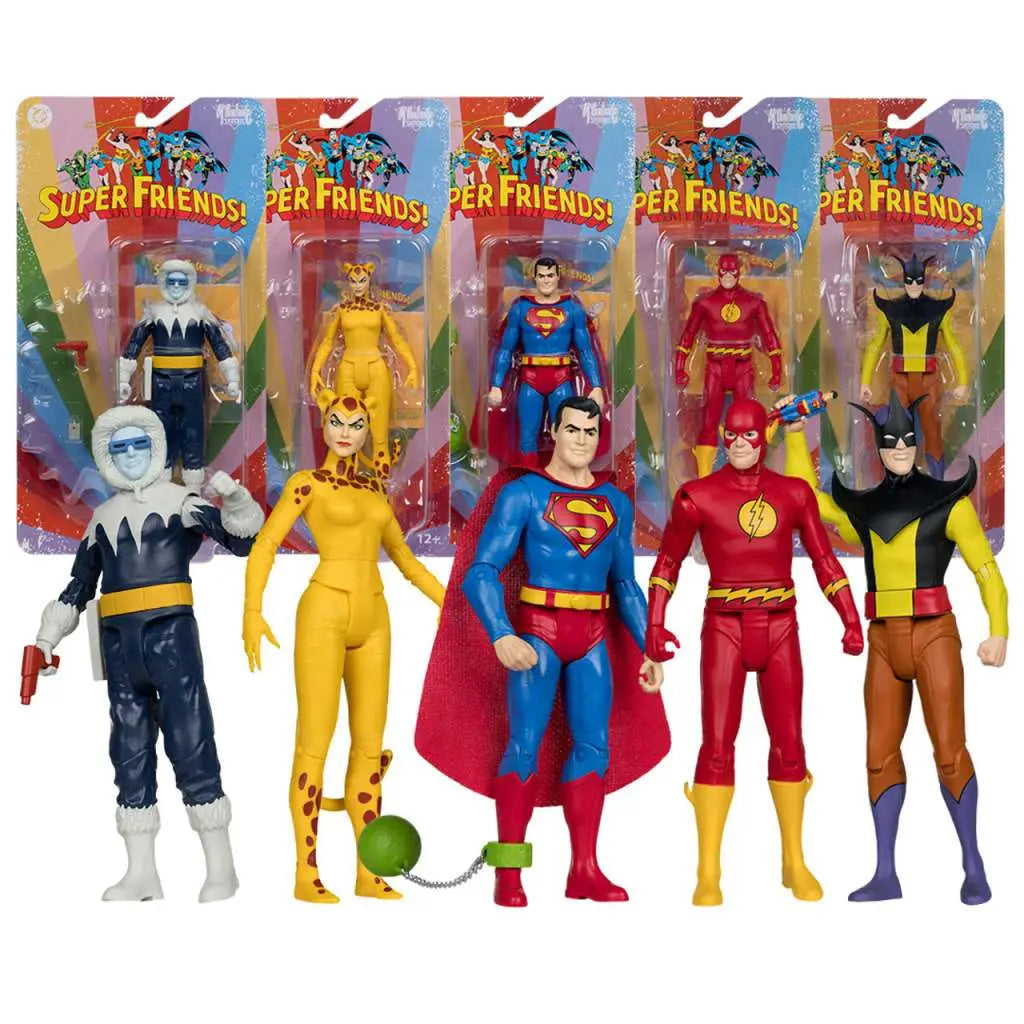 DC RETRO SUPER FRIENDS SERIE 2 ASSORTED SET(6) McFARLANE TOYS 2025