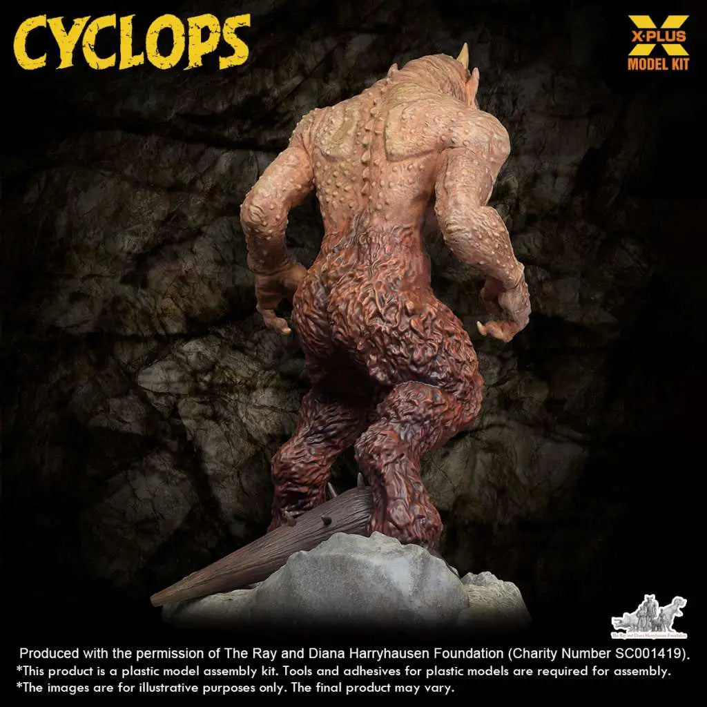 RAY HARRYHAUSEN CYCLOPS RENEWAL PACK 1/72 PLASTIC MODEL KIT X-PLUS