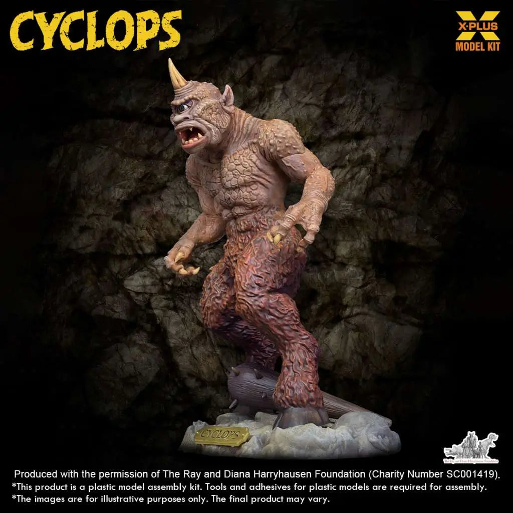 RAY HARRYHAUSEN CYCLOPS RENEWAL PACK 1/72 PLASTIC MODEL KIT X-PLUS