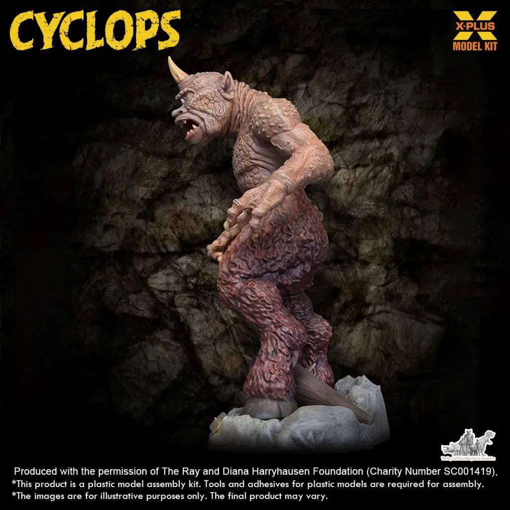RAY HARRYHAUSEN CYCLOPS RENEWAL PACK 1/72 PLASTIC MODEL KIT X-PLUS