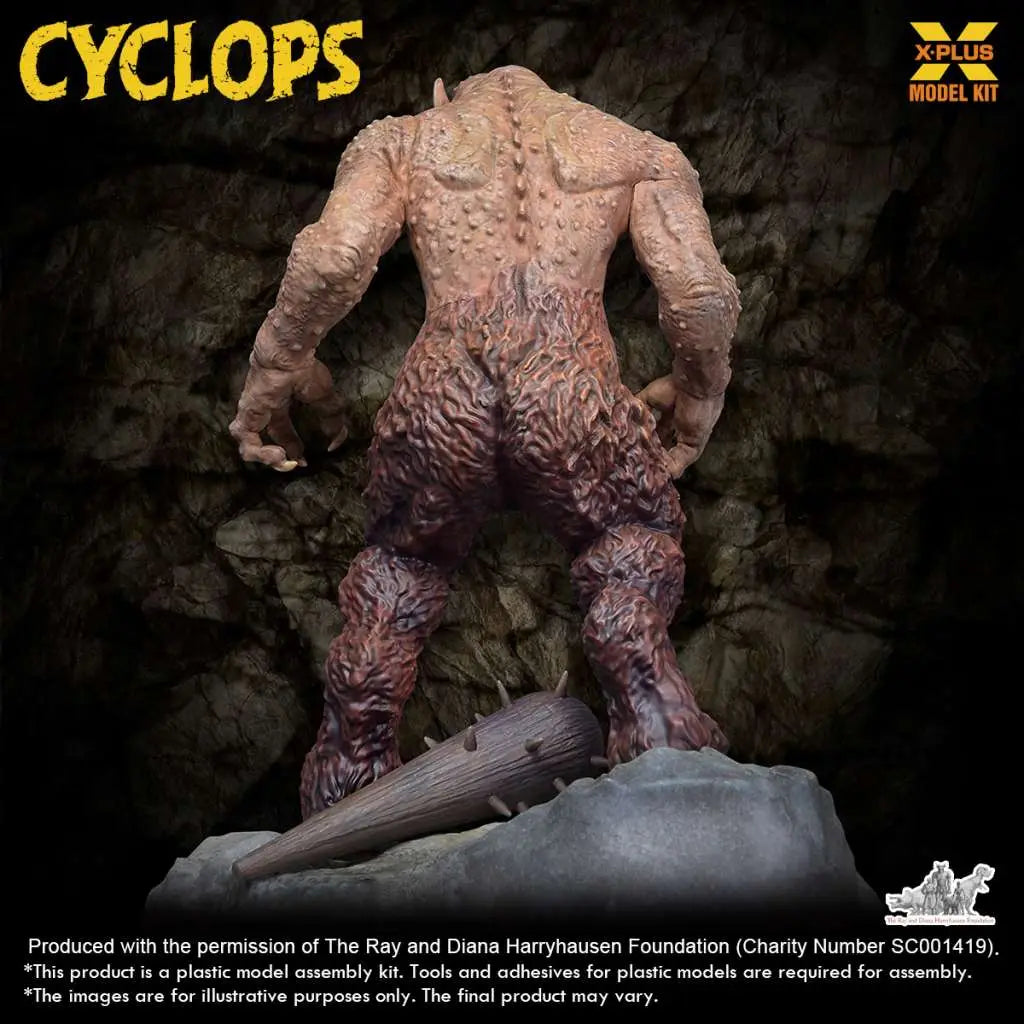 RAY HARRYHAUSEN CYCLOPS RENEWAL PACK 1/72 PLASTIC MODEL KIT X-PLUS