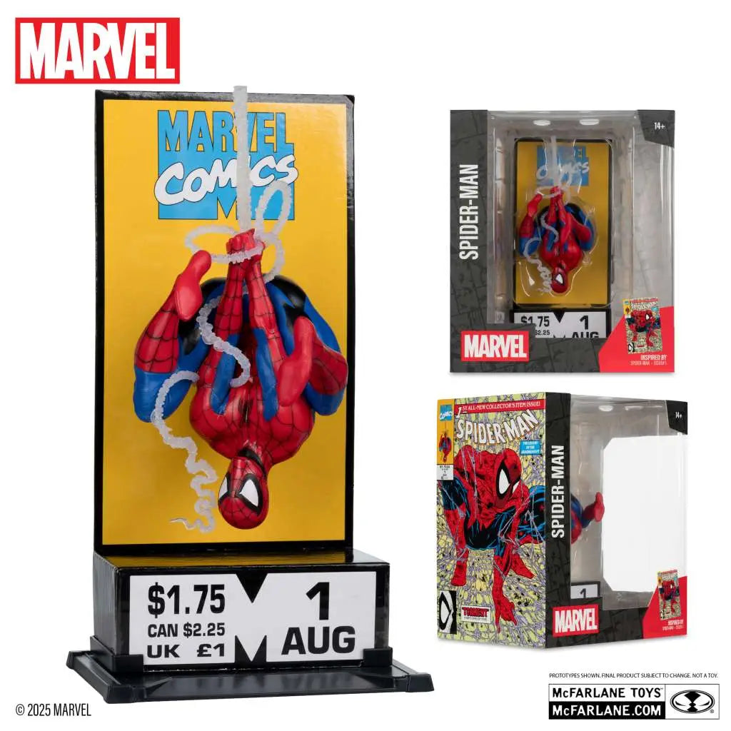 MARVEL COLLECTION 1:10 WV5 Spider-Man CORNER BOX FIGURE McFARLANE TOYS 2025