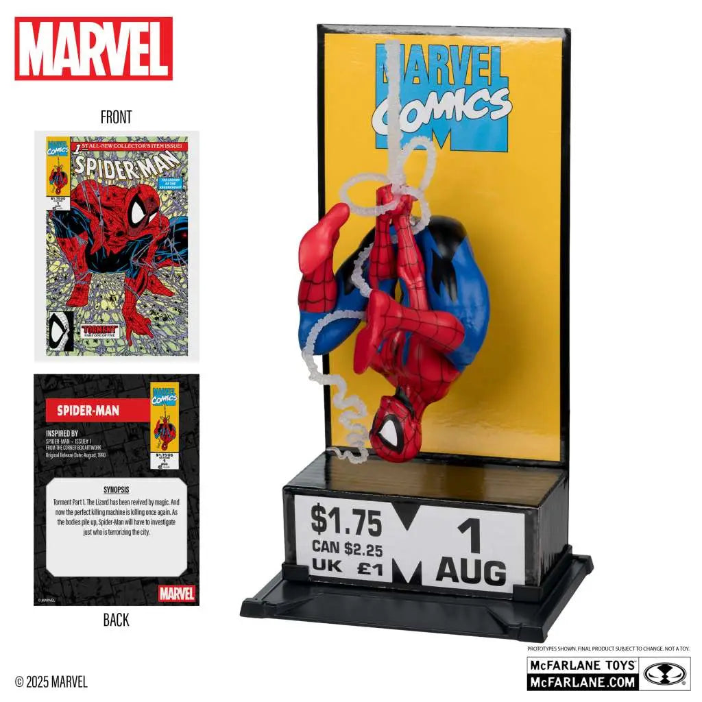 MARVEL COLLECTION 1:10 WV5 Spider-Man CORNER BOX FIGURE McFARLANE TOYS 2025
