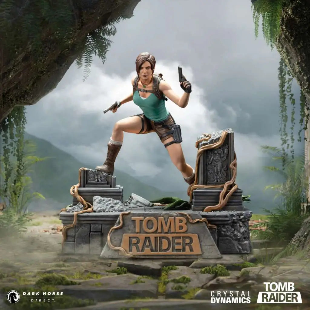 TOMB RAIDER LARA CROFT 24CM PVC STATUE DARK HORSE TOYS