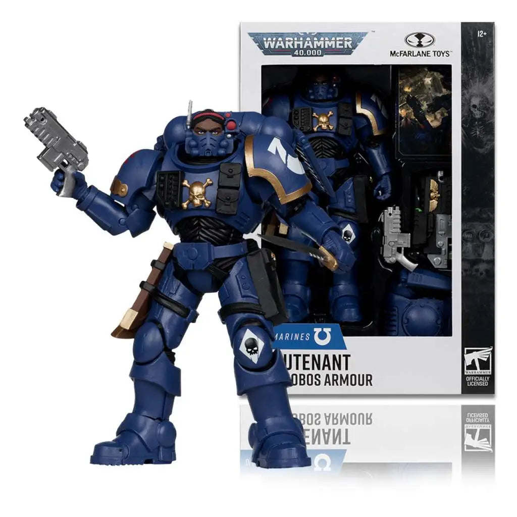 WARHAMMER 40000 WAVE 11 LIEUTENANT IN PHOBOS ARMOR SPACE MARINE AF McFARLANE TOYS 2025