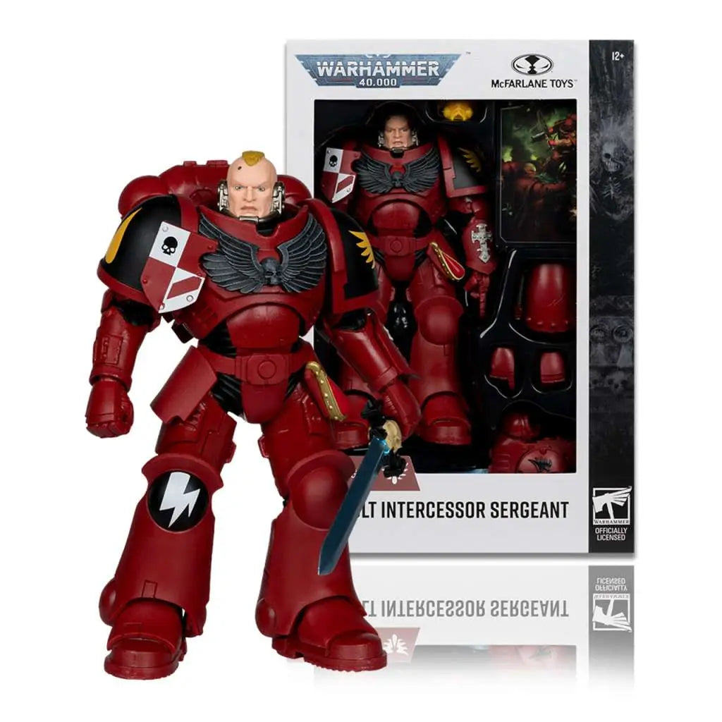 WARHAMMER 40000 WAVE 11 ASSAULT INTERCESSOR SERGEANT BLOOD ANGEL AF McFARLANE TOYS 2025