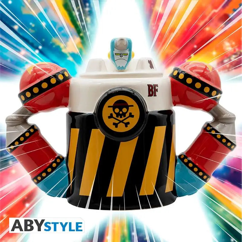 ONE PIECE FRANKY IRON PIRATE SHOGUN 3D MUG Abystyle Studio