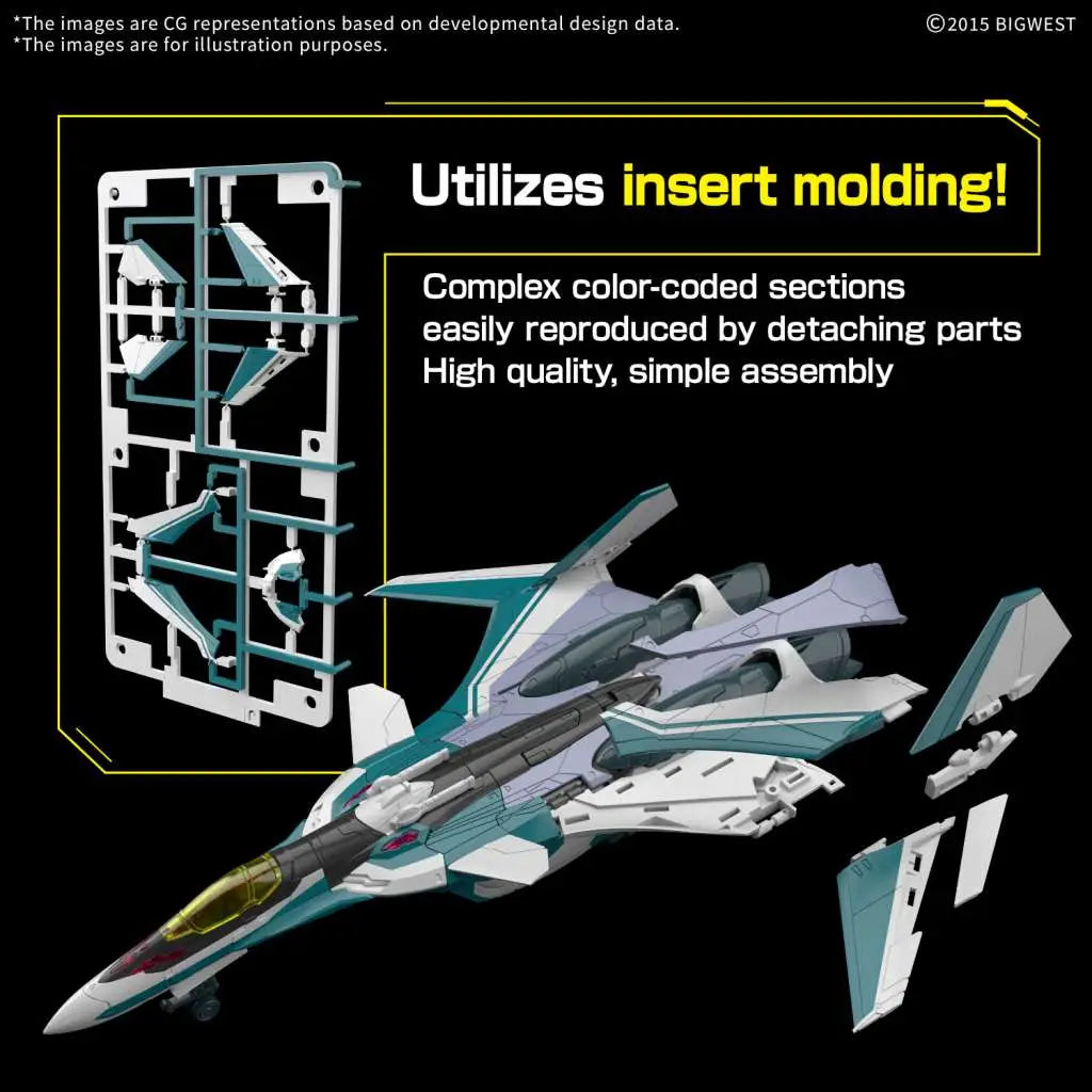 HG VF-31S SIEGFRIED ARAD MOLDERS USE DLX SET 1/100 Bandai