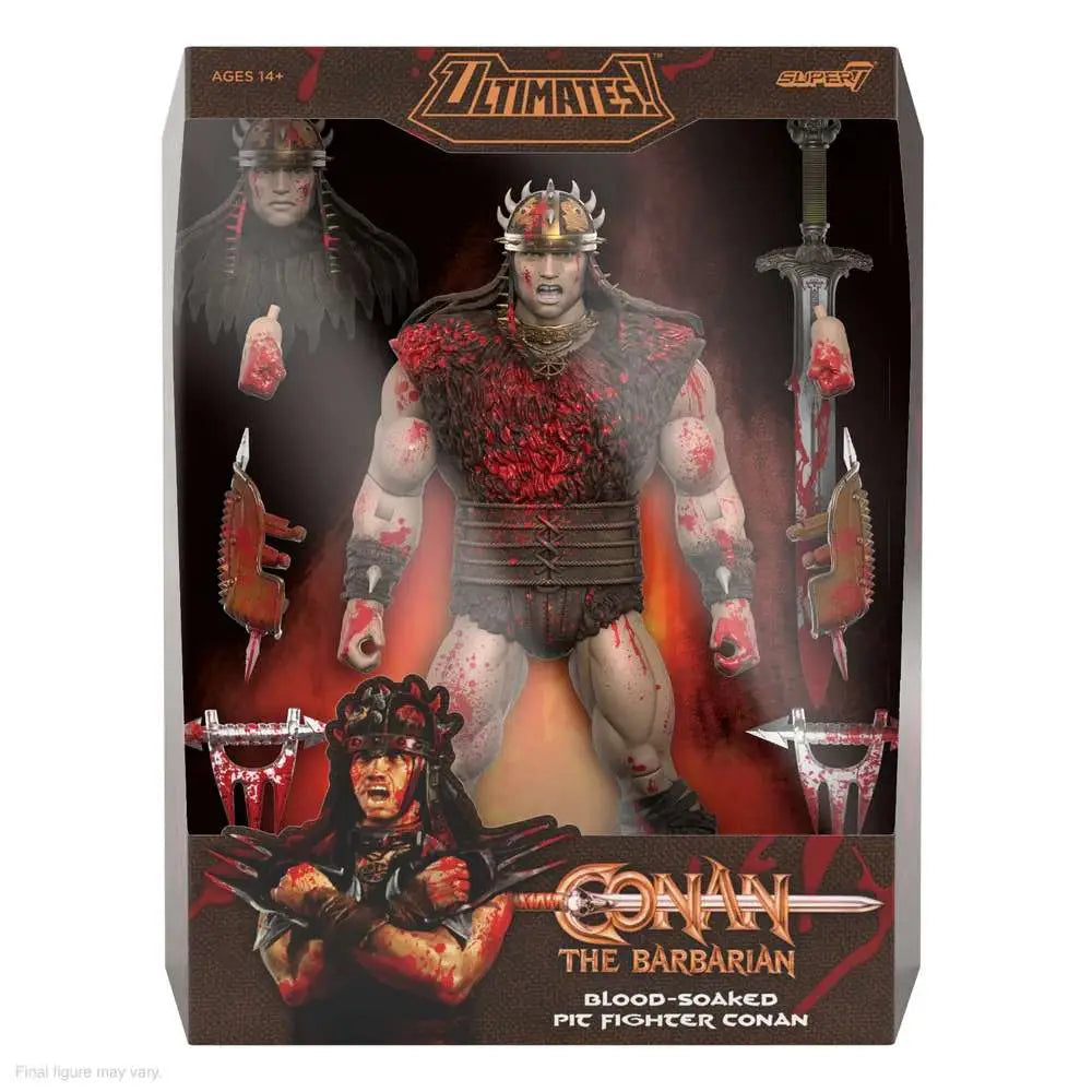 CONAN THE BARBARIAN BLOOD SOAKED PIT FIGHTER CONAN ULTIMATES! AF SUPER 7